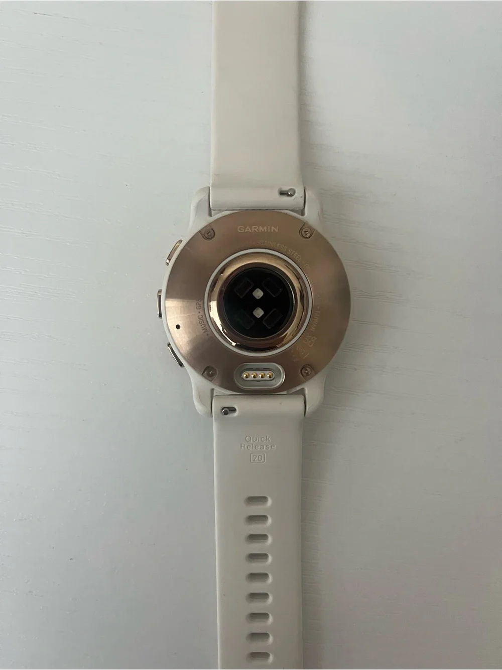 garmin Venu 2 Plus Smartwatch - Cream/Gold Trim